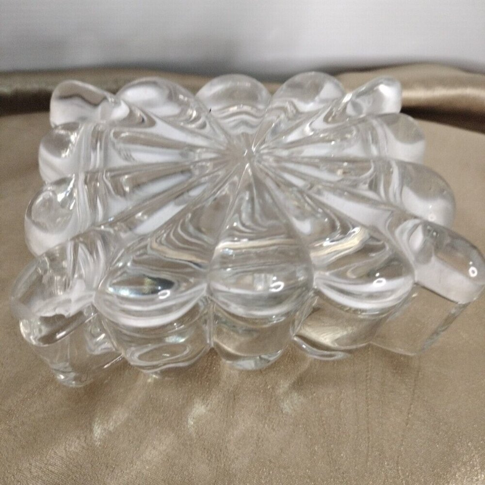 Crystolite Heisey Box With Lid Small Corner Chip See Picture 5"X4.25x2.5